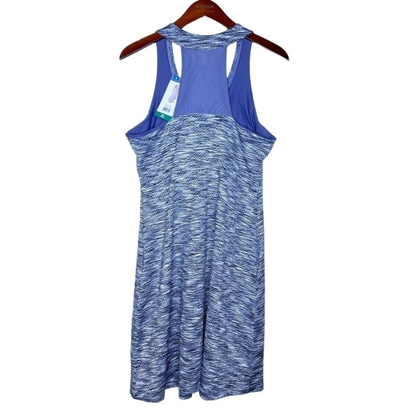 MPG MONDETTO Performance Gear Racer Back Travel Dress Size XL Purple Grey Combo - Picture 9 of 16